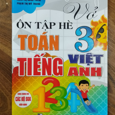 Sách - Vở ôn tập hè Toán Tiếng Việt Tiếng Anh 3