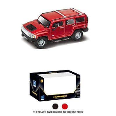 GOUKAI - 866-82433 Mô hình xe ô tô HUMMER H2 SUT FRICTION CAR tỷ lệ 1:24 (KT 30x13.5x15cm)