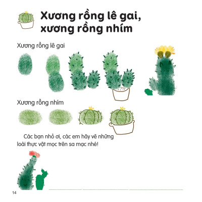 100++ Ý Tưởng Sáng Tạo Vẽ Tranh Bằng Vân Tay - Thực Vật - Bìa Cứng
