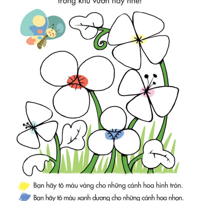 25++ Hoạt Động Rèn Luyện Trí Sáng Tạo Và Tư Duy Cho Trẻ -Tô Màu Theo Ký Hiệu