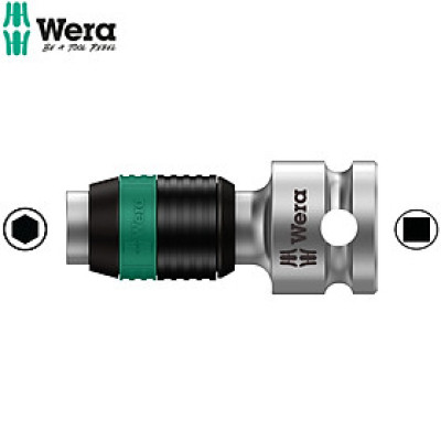 Đầu chuyển 3/8" vuông sang lục giác 1/4" 8784 B1 Zyklop bit adaptor Wera 05003590001