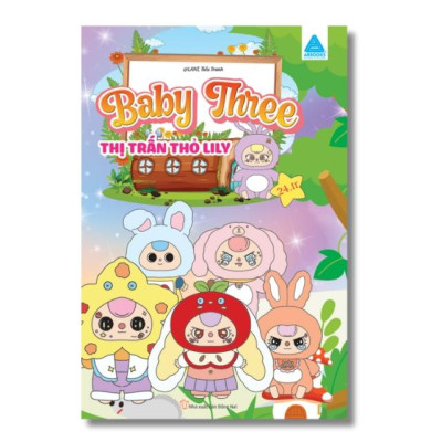 Sách - BabyThree Sách Tô Màu Thị Trấn Thỏ Lily