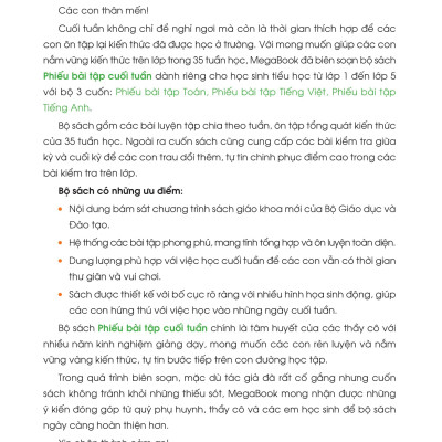 Phiếu Bài Tập Cuối Tuần Tiếng Việt 3 (35 Tuần Học)_MEGA