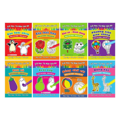 Sách - Giờ Học Tô Màu Của Bé - Các Loài Chim - Tân Việt Books