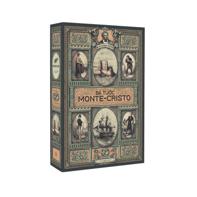 Sách - Bá tước Monte-Cristo, trọn bộ 3 tập, tặng kèm 02 postcards