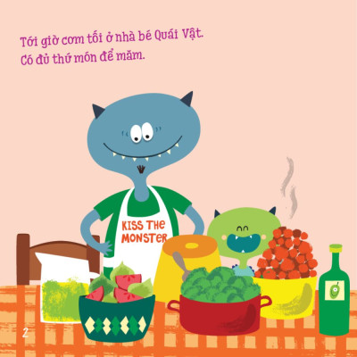 Bé Tự Rèn Tính Tốt - Bé Quái Vật Biết Ngồi Ăn Ngon