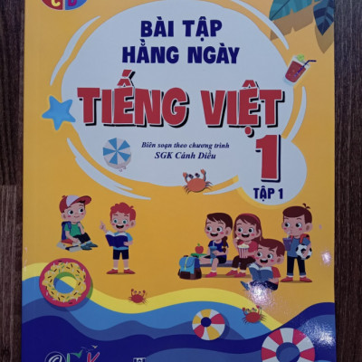Sách - Bài tập hàng ngày tiếng việt 1 - tập 1 ( Cánh diều )