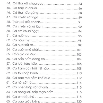 Những Món Ăn Chế Biến Từ Cá (Tái Bản)
