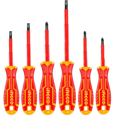 BỘ TUỐC NƠ VÍT CÁCH ĐIỆN 6 CÂY INGCO HKISD0608 - HÀNG CHÍNH HÃNG