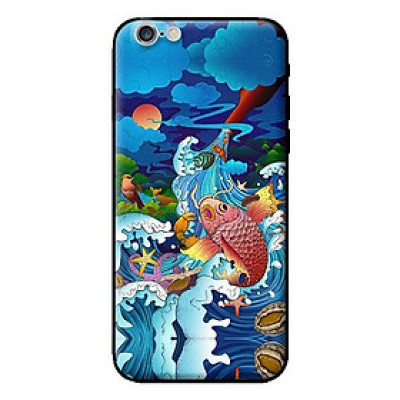 Ốp in cho iPhone 6s Mưa Cá Chép - Hàng chính hãng
