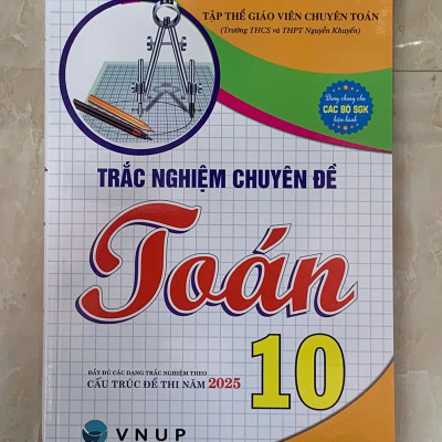 Sách - Trắc Nghiệm Chuyên Đề Toán Lớp 10 - Biên Soạn Theo chương Trình GDPT Mới-HA-MK