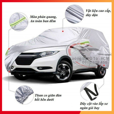[TOYOTA FORTUNER] Bạt Phủ Ô Tô Vải Dù Oxford, Tráng Nhôm Cao Cấp, Áo Trùm Bảo Vệ Xe TOYOTA FORTUNER, Bạc Phủ Trùm Chống Nóng Chống Mưa, Chống Xước Xe, Bạt Của Xưởng Được May Theo Kích Cỡ Xe, Cam Kết Vừa Xe, Bền Và Đẹp Tới 2 Năm