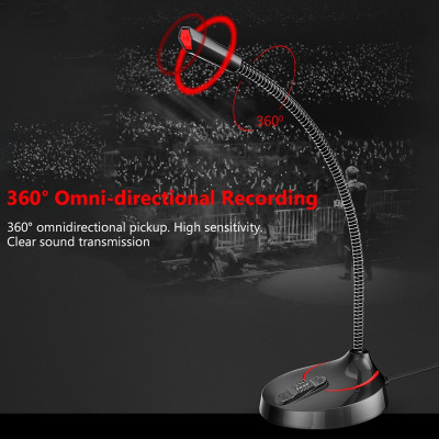 Micro Mini Dùng Cho Máy Tính PC, Laptop Cổng USB Công Nghệ Lọc Tiếng Ồn Cao Cấp AnZ thu âm chất lượng cao hỗ trợ học Online chat videocall Chuyên Nghiệp Live Stream Hát Karaoke Quay Video Ghi Âm Vlog Zoom Skype ĐT Smartphone, Microphone  Hàng Nhập Khẩu
