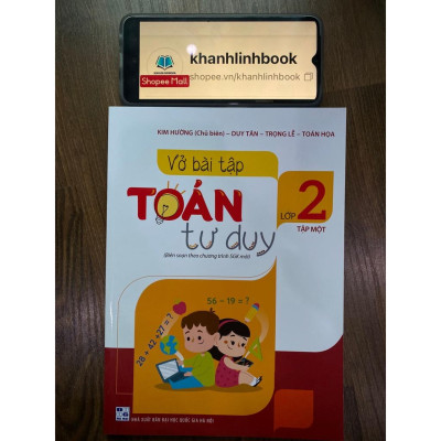 Sách - Combo Vở bài tập Toán tư duy lớp 2 (Tập 1+Tập 2)