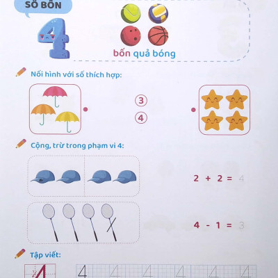 Chuẩn Bị Vào Lớp 1 - Vở Bé Làm Quen Với Toán (Dành Cho 5-6 Tuổi)