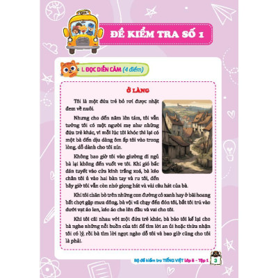 Sách - Bộ Đề Kiểm Tra Tiếng Việt  Lớp 5 - Tâp 1 - Kết Nối Tri Thức Với Cuộc Sống - Minh Thắng