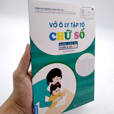 Vở Ô Ly Tập Tô Chữ Số (Dành Cho Bé Chuẩn Bị Vào Lớp 1)