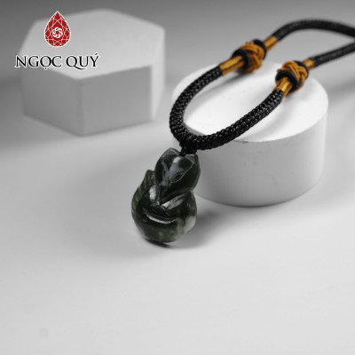 Hô ly nữ hoàng 9 đuôi đá mặt trăng 15x24mm mệnh thủy, kim - Ngọc Quý Gemstones