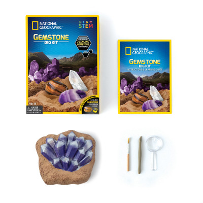 Đồ Chơi National Geographic Bộ Khảo Cổ Truy Tìm Đá Quí STEAM RTNGGEM