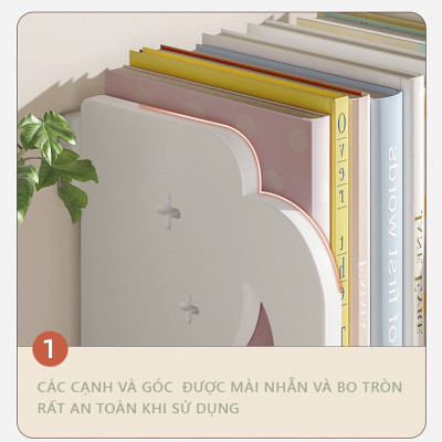 Kệ Sách Để Bàn Làm Việc Họa Tiết Dễ Thương Thương Hiệu IGA - IG410