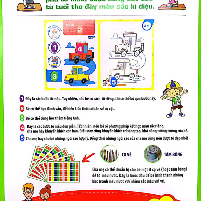 Tô Màu Theo Từng Bước - Ô Tô, Xe Công Trình, Tàu Thủy 1