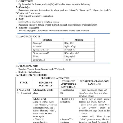 Sách - Combo Thiết kế bài giảng tiếng anh Lớp 3 - Tập 1 + 2 (KV)