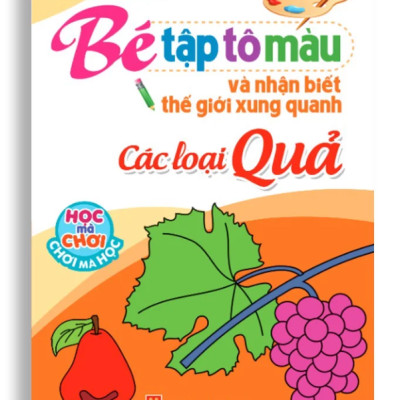 Túi Tập Tô Màu Mẫu Giáo (Bộ 8 Cuốn)