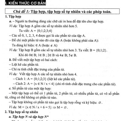 Đề Kiểm Tra Toán Lớp 6 - Tập 1 (Biên Soạn Theo Chương Trình Giáo Dục Phổ Thông Mới) - HA