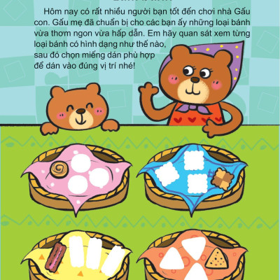 Hình Dán Thú Vị - Rèn Trí Thông Minh - Nhận Biết Hình Dạng