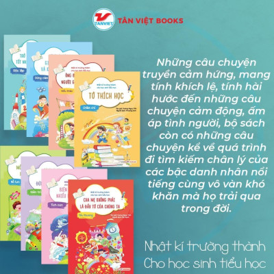 Sách - Nhật Kí Trưởng Thành Cho Học Sinh Tiểu Học - Combo 8 Cuốn - Vương Ngọc Yến - Tân Việt Books
