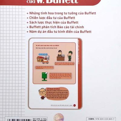 Sách Lược Đầu Tư Của W Buffett - Tổng Kết Lại Một Cách Sinh Động Bí Quyết Đầu Tư Của Huyền Thoại Cổ Phiếu W Buffett ( Tái Bản 2021)