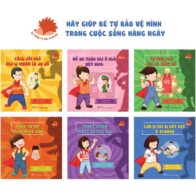 Sách Truyện Tranh Cho Bé - Cách Tự Vệ Khi Gặp Kẻ Xấu - Kĩ Năng Tự Bảo Vệ Mình - Phúc Minh Books