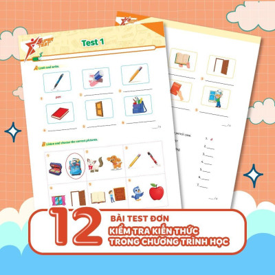 Sách - Super Test - Đề Kiểm Tra Nhanh Tiếng Anh Lớp 2 - Megabook