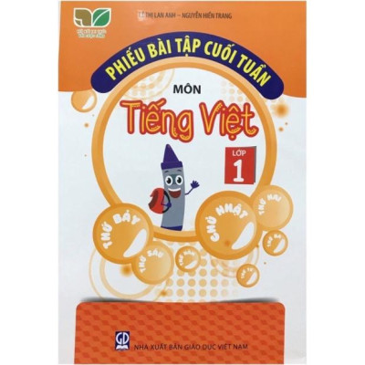 Sách - Phiếu Bài Tập Cuối Tuần Lớp 1 (Toán + Tiếng Việt - 2c)
