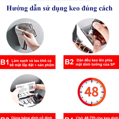 Hộp đựng giấy vệ sinh dán tường inox 304 Pimisi dùng để treo - kệ - móc lô giấy vệ sinh có lõi chống nước trong phòng tắm dán bằng keo không khoan | Hàng chính hãng