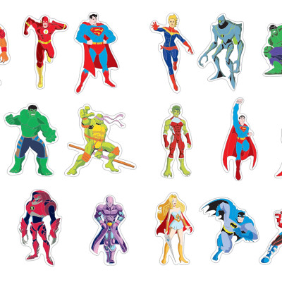 Tô Màu Rèn Luyện Iq Eq Cq - Super Heroes Siêu Anh Hùng - Tập 4 - Tặng Kèm Sticker
