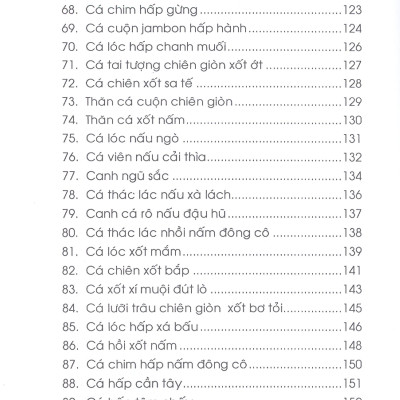 Những Món Ăn Chế Biến Từ Cá (Tái Bản)