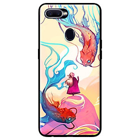 Ốp in cho Oppo F9 Cặp Cá Chép - Hàng chính hãng