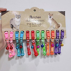 VÒNG CỔ CHO CHÓ MÈO ZICHEN NHIỀU HOẠ TIẾT BẢN 0.8cm-1.0cm-1.5cm - GIAO NGẪU NHIÊN