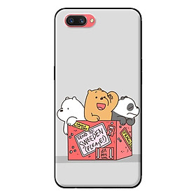 Ốp in cho Oppo A3s 3 Chú Gấu 2 - Hàng chính hãng