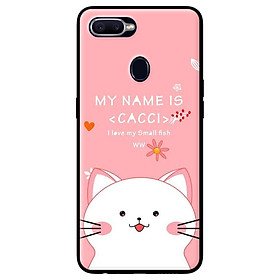 Ốp in cho Oppo Realme 2 Pro Mèo Trắng Thích Ăn - Hàng chính hãng