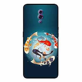 Ốp lưng in cho Oppo Reno Mẫu Koi Vây Quanh