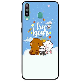 Ốp lưng dành cho Samsung M30 mẫu Gấu Ngồi Trên Mây