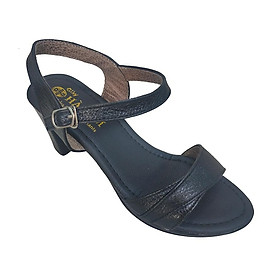 Giày Sandal Nữ Cao Gót HA NAM Da Bò Thật Cao Cấp 7cm DNU2129