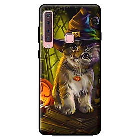 Ốp lưng in cho Samsung Galaxy A9 2018 mẫu Mèo Đội Nón - Hàng chính hãng
