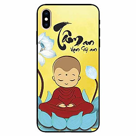 Ốp lưng in cho Iphone X/ Xs Mẫu Tâm Chú Tiểu