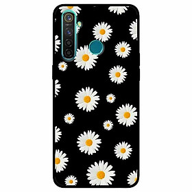 Ốp lưng in cho Realme 5, Realme 5s, Realme 5i Mẫu Hoạ Tiết Hoa Cúc