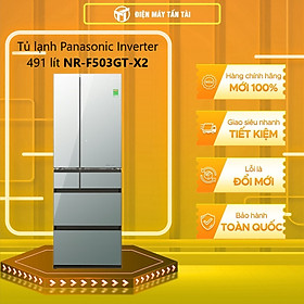 Tủ Lạnh 6 Cánh Panasonic 491 Lít NR-F503GT-X2 - Công nghệ diệt khuẩn độc quyền - Hàng chính hãng