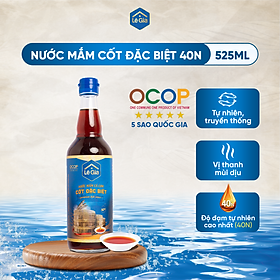 Nước mắm truyền thống Lê Gia - Cốt đặc biệt 525ml