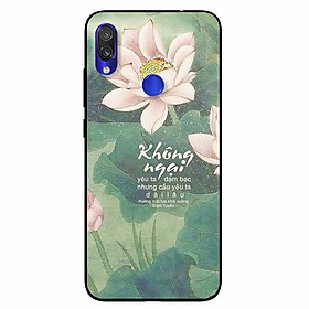Ốp lưng in cho Xiaomi Redmi Note 7 Mẫu Không Ngại Yêu
